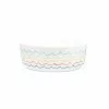 Waggo Sketched Wave Small Ceramic Dog Bowl