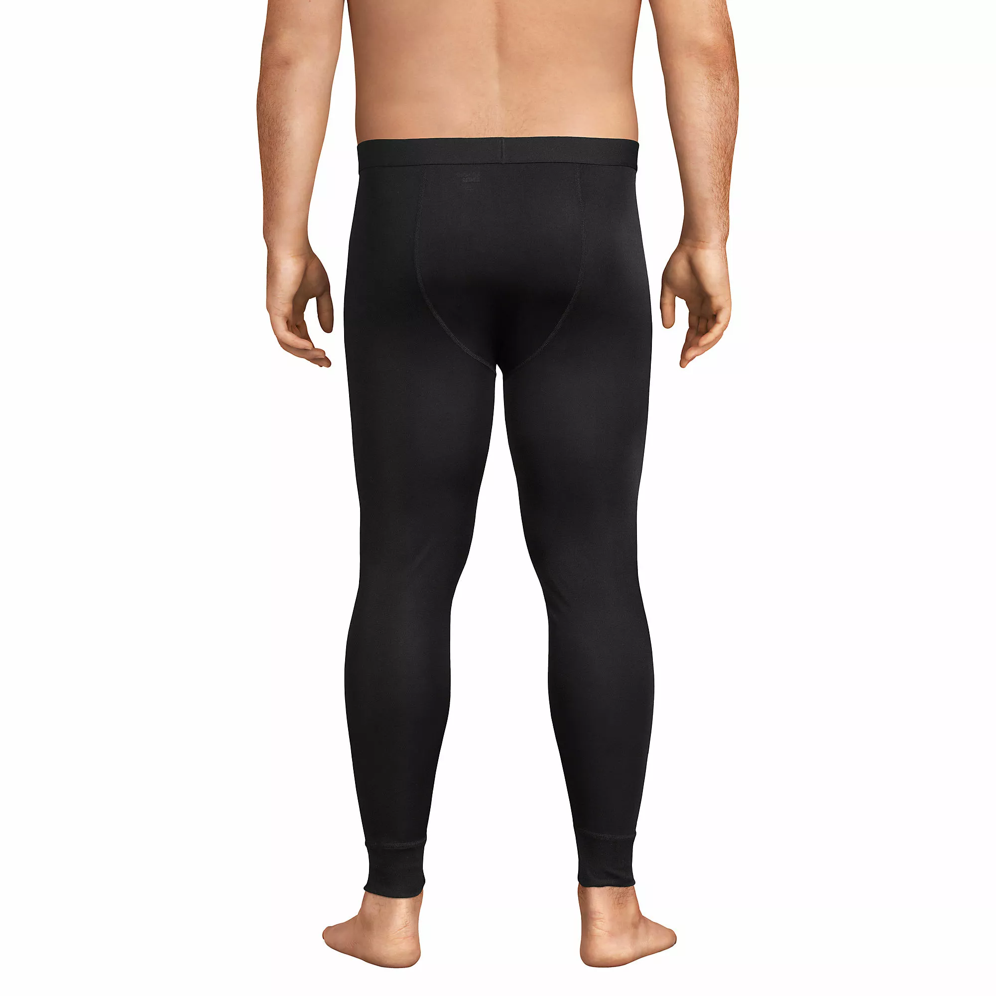 Lands' End Men's Big And Tall Silk Long Underwear Pants - Image 2