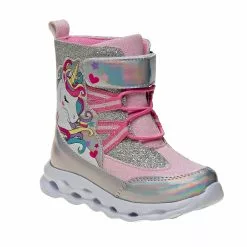 Laura Ashley Toddler Girls Unicorn Snow Boots