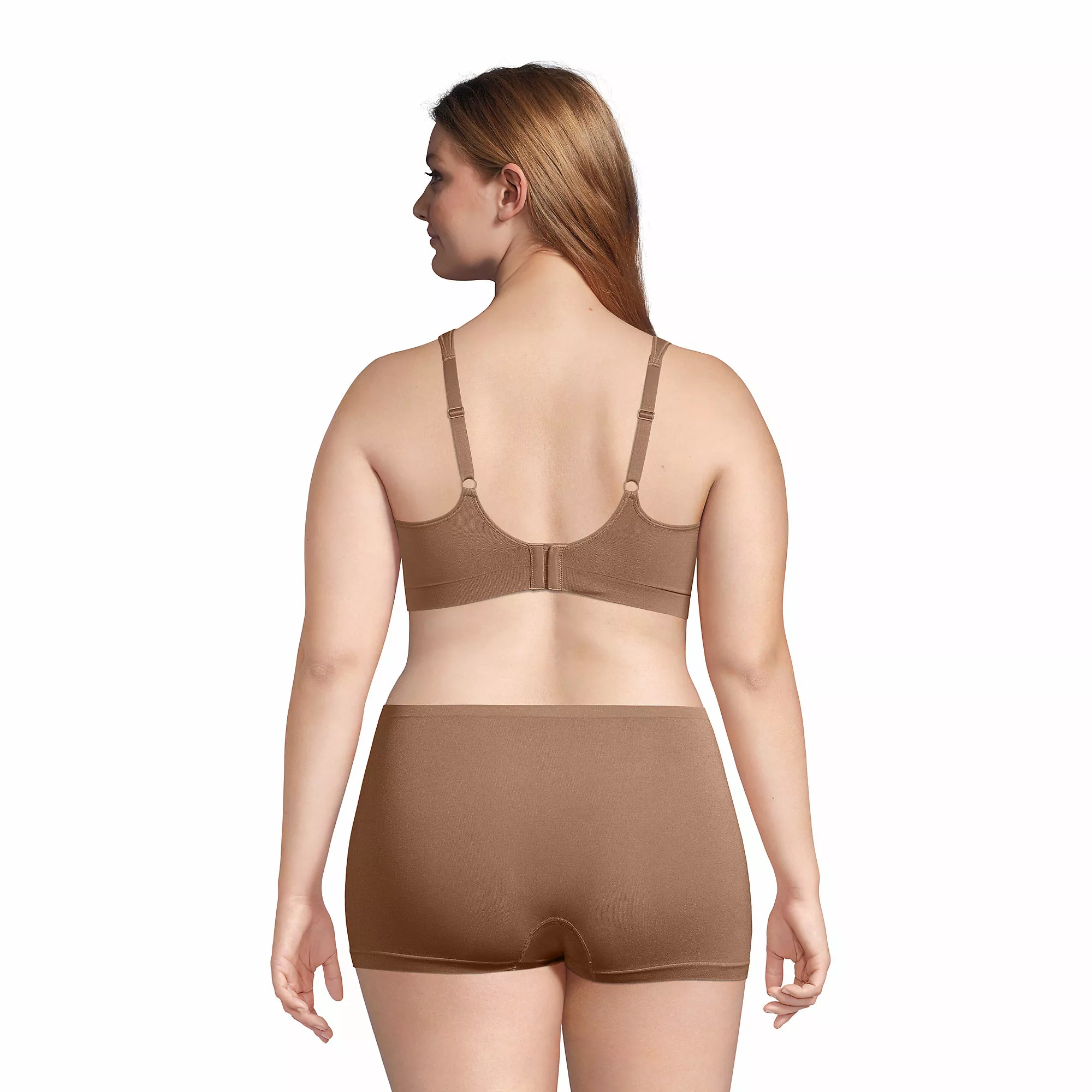 Lands' End Women's Wireless Seamless T-Shirt Bra - Image 4