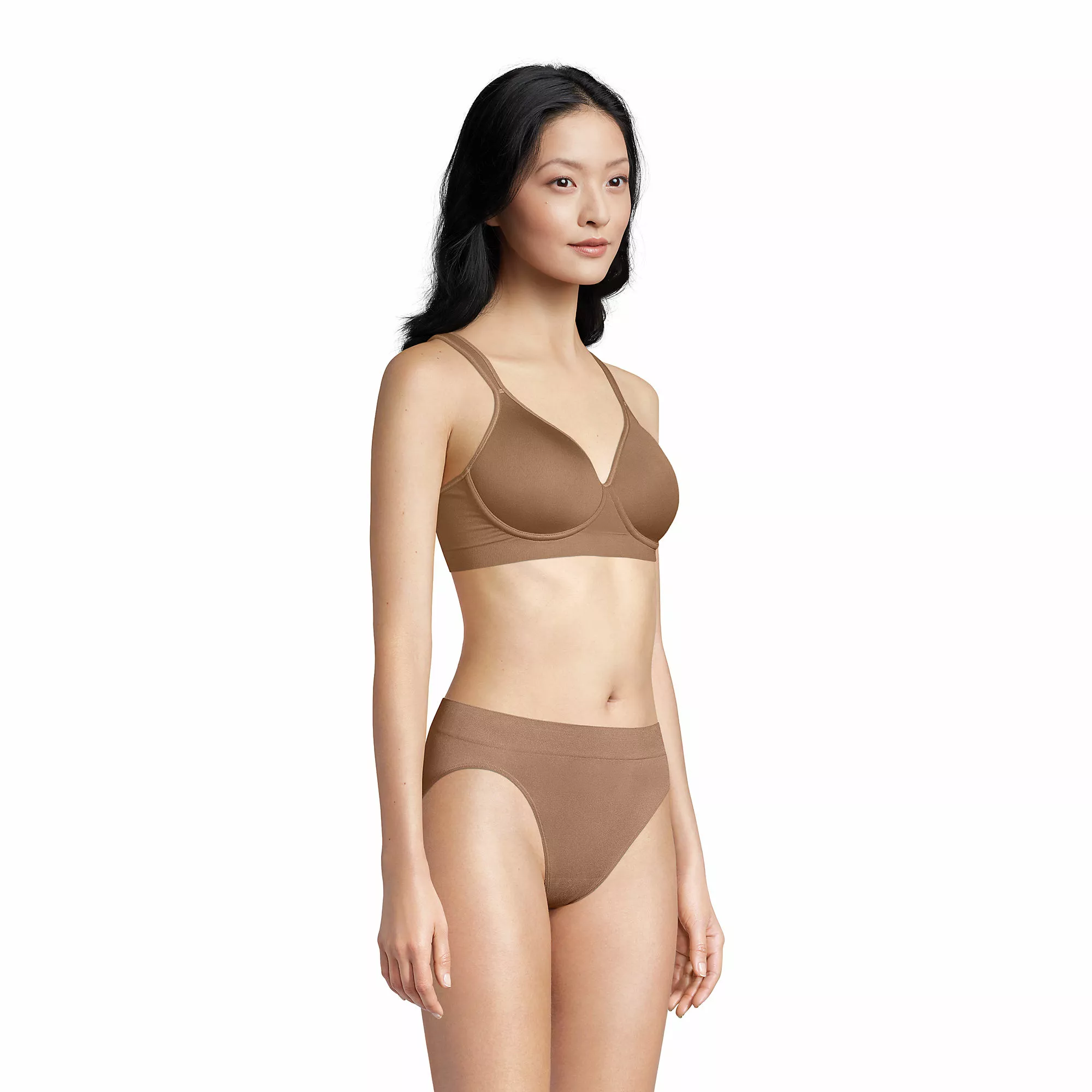 Lands' End Women's Wireless Seamless T-Shirt Bra - Image 5