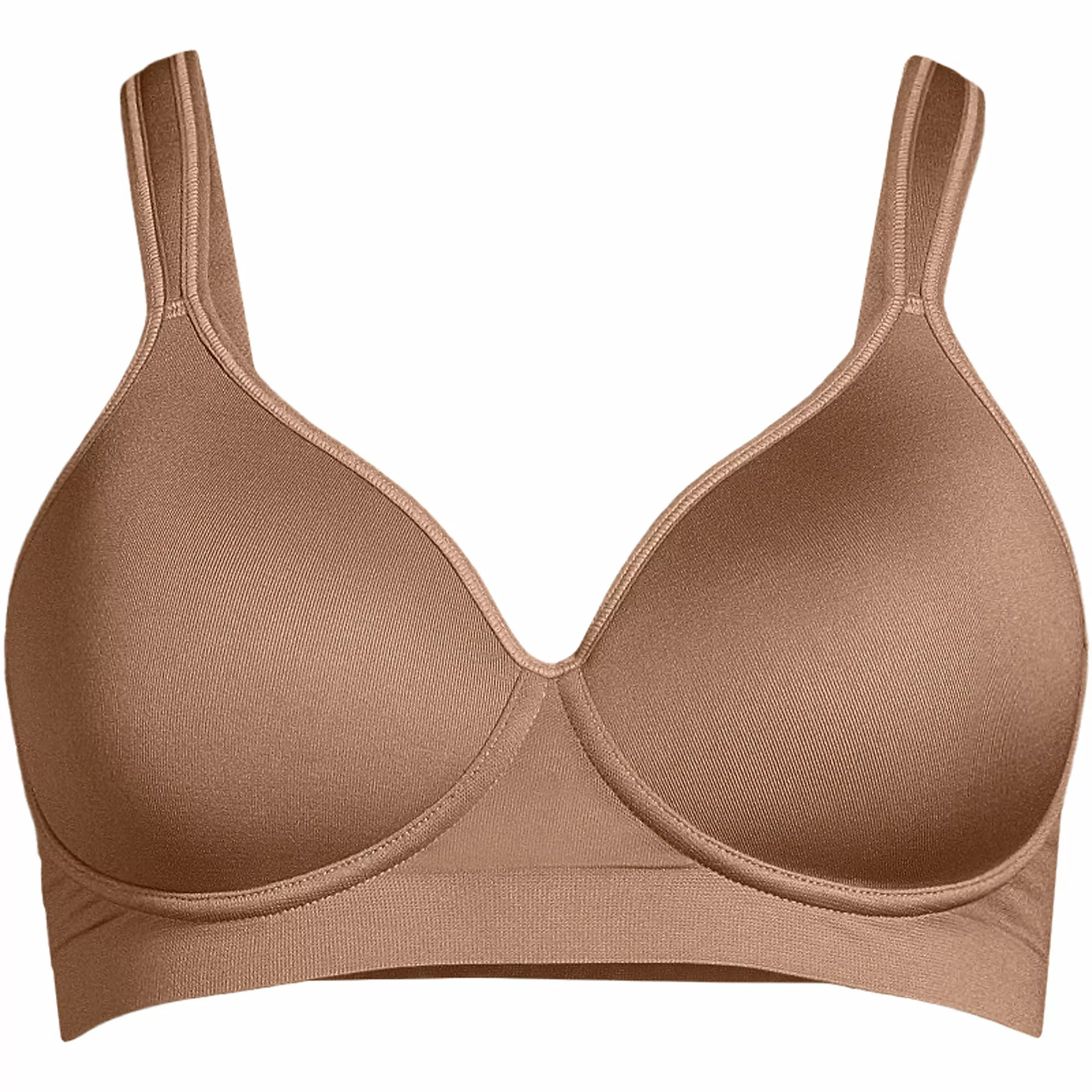 Lands' End Women's Wireless Seamless T-Shirt Bra - Image 7