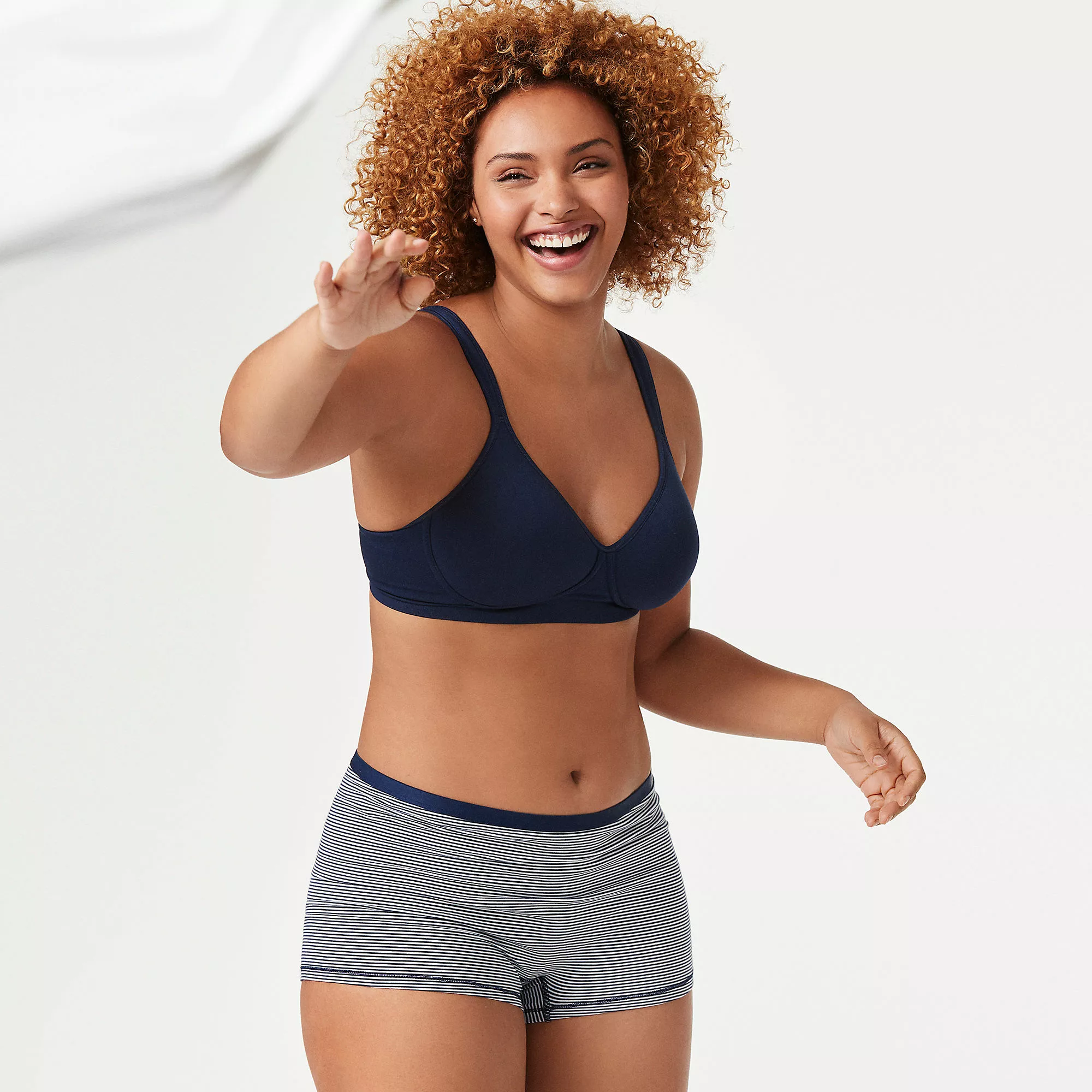 Lands' End Women's Wireless Seamless T-Shirt Bra - Image 8