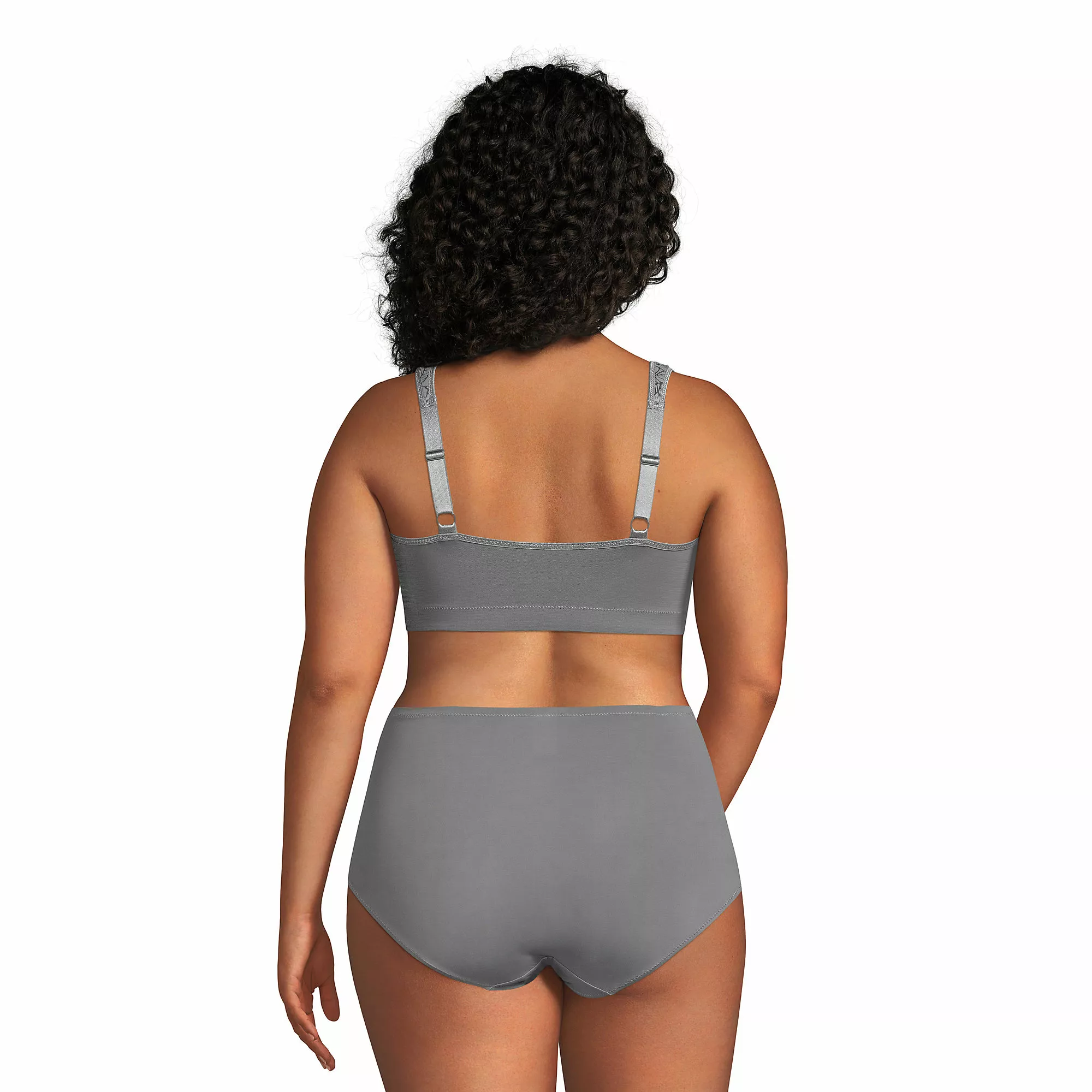 Lands' End Women's Wireless Jacquard Front Closure Bra - Image 4