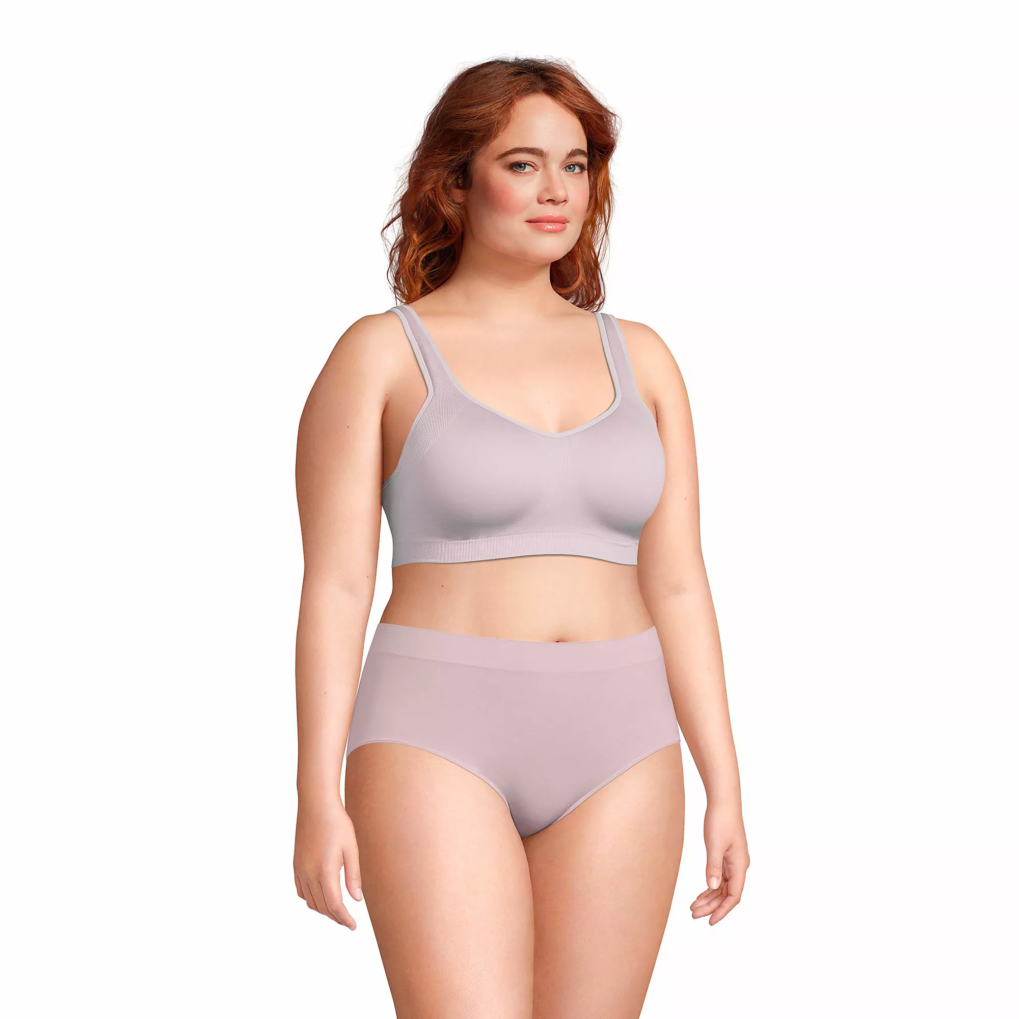 Lands' End Women's Wireless Seamless Adjustable Bra - Image 8