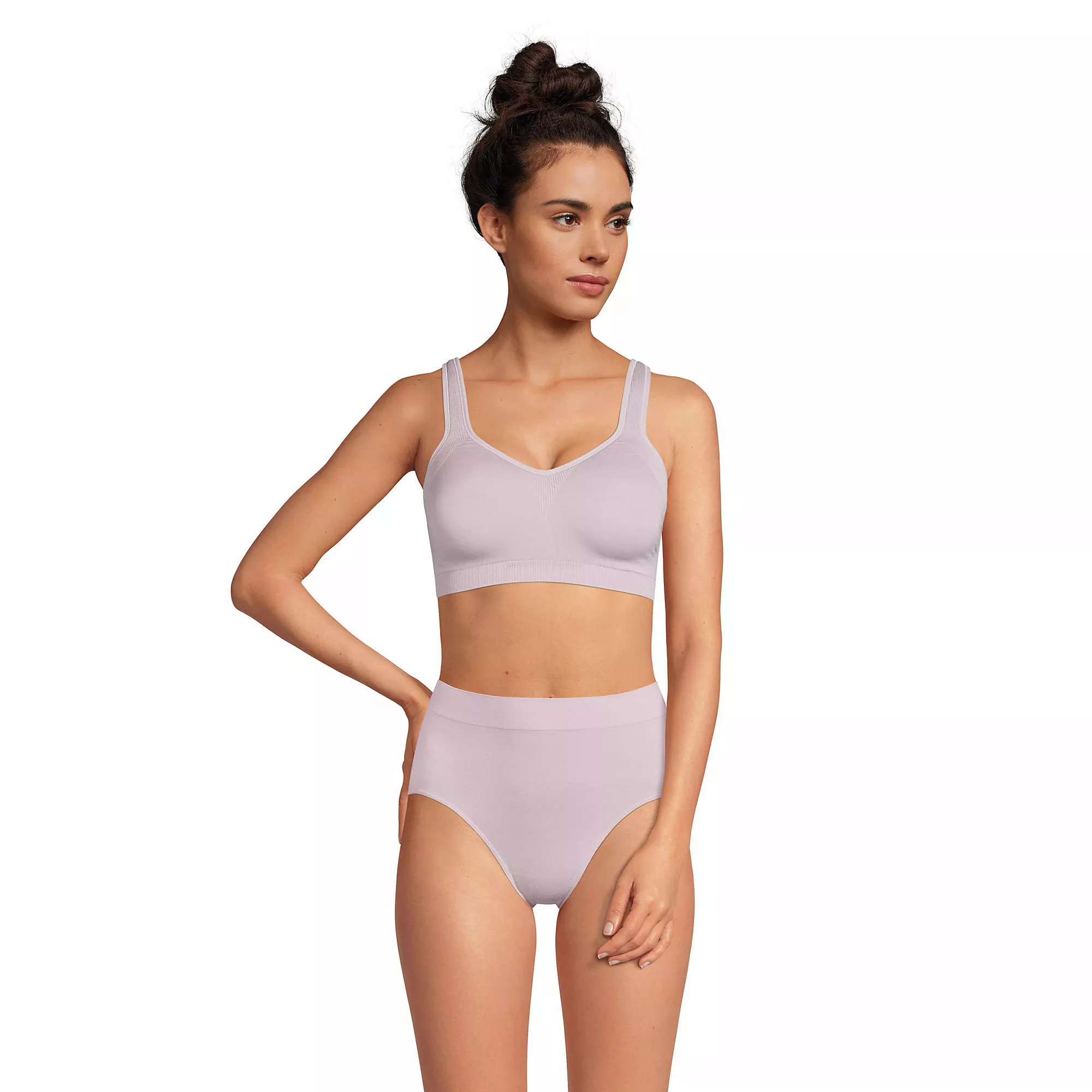 Lands' End Women's Wireless Seamless Adjustable Bra - Image 2