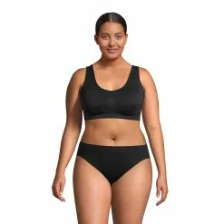 Lands' End Women's Wireless Seamless Pull Over Bra