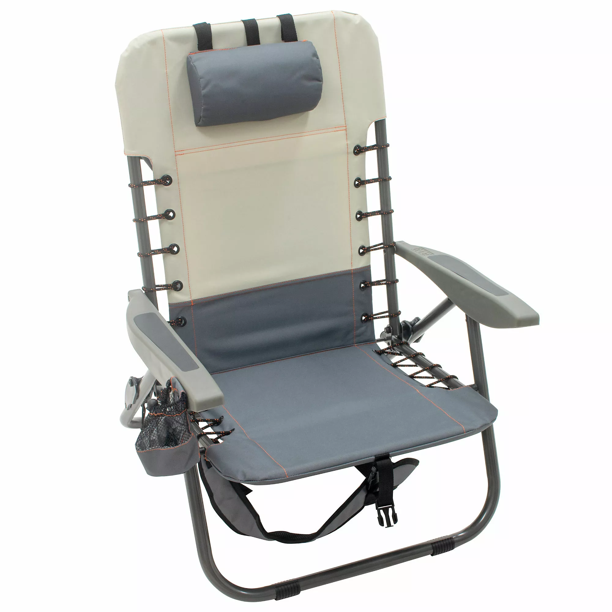 Rio Lace-Up Suspension Backpack Camping Chair With Removable Backpack Bag - Image 6