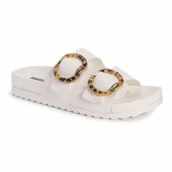 Muk Luks Women's Grand Cayman Buckle Slip On Sandals