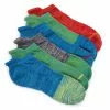 Muk Luks Men's 6 Pack Cotton Blend Ankle Sport Socks