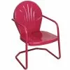 Northlight Outdoor Retro Metal Tulip Patio Dining Chair