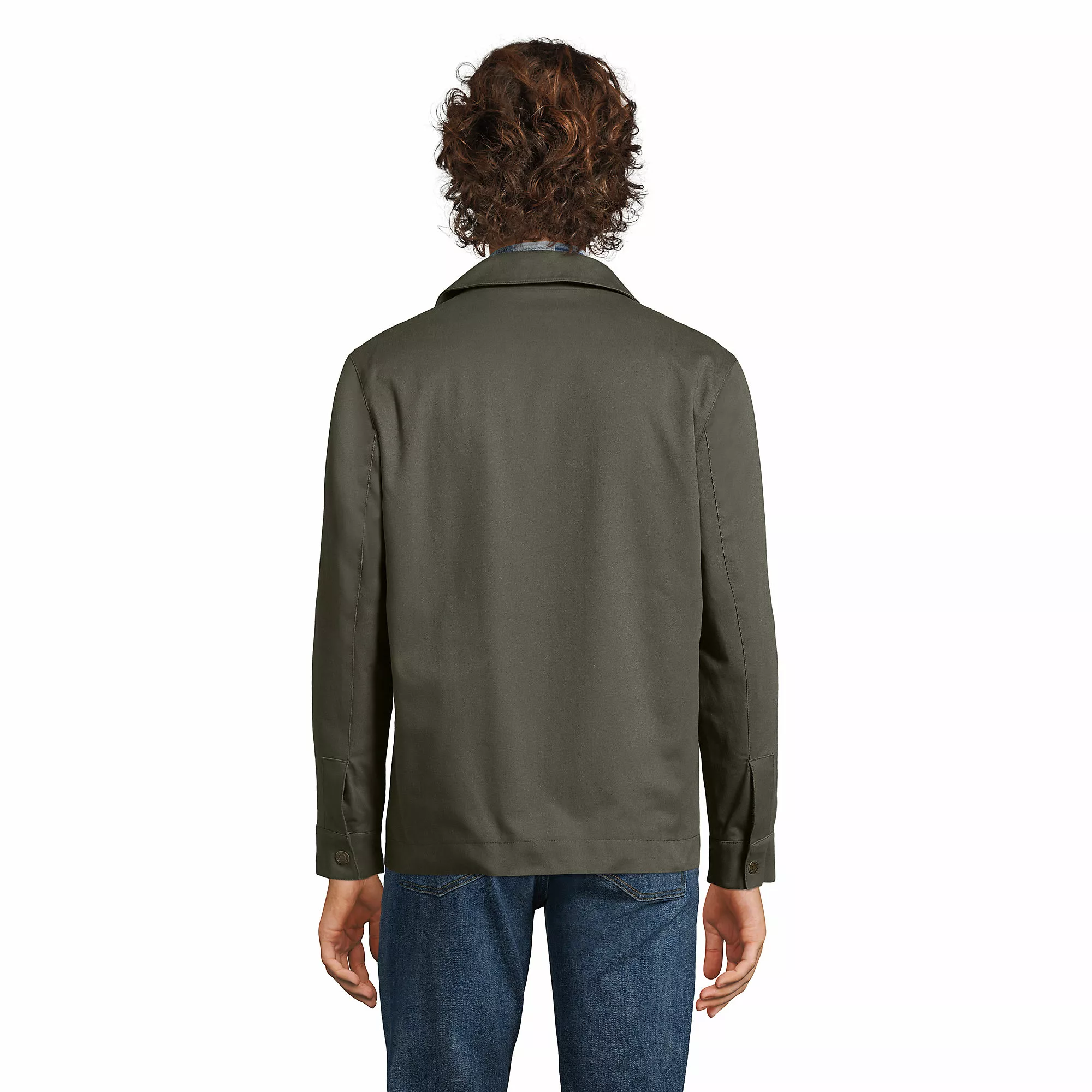Blake Shelton X Lands' End Men's Cotton Lined Chore Utility Jacket - Image 5