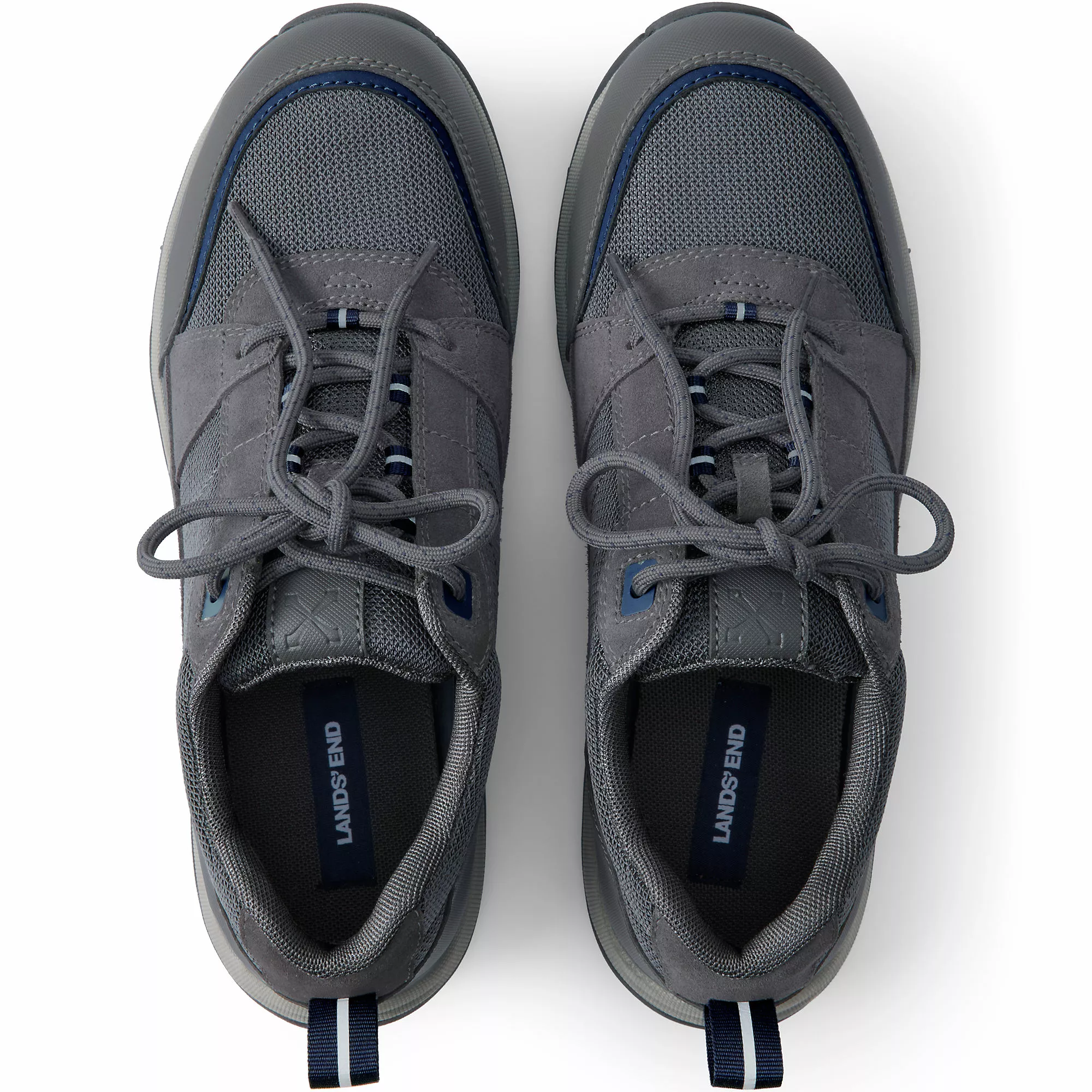 Blake Shelton X Lands' End Men's Suede Leather Trekker Hiking Shoes - Image 2