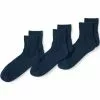 Lands' End Men's Cotton Rib Quarter Socks