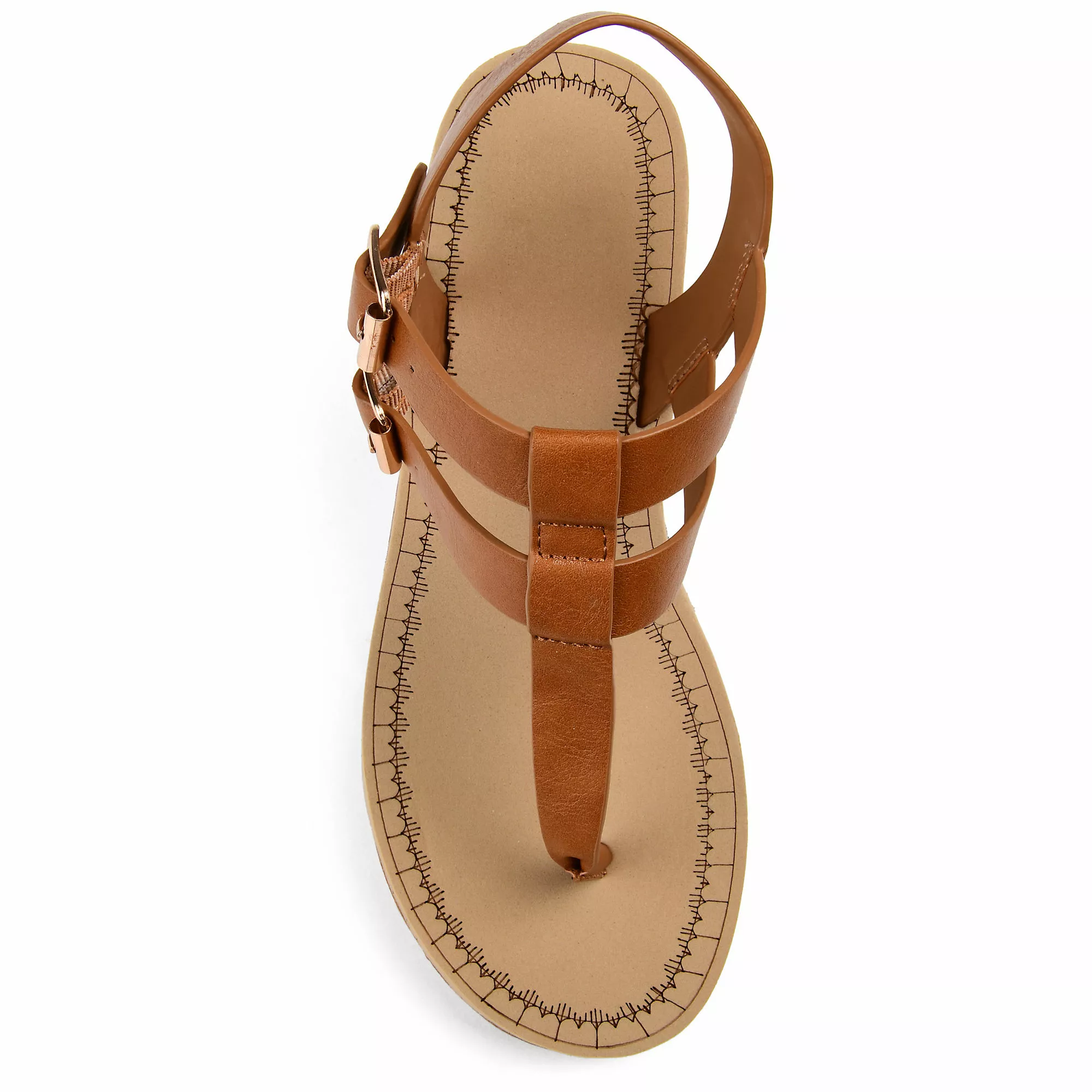 Journee Collection Women's Bianca Comfort T-Strap Wedge Sandals - Image 2