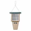 Birds Choice Recycled Suet Tail Prop Bird Feeder For Single Cake