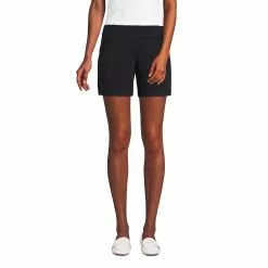 Lands' End Women's Starfish Mid Rise 7" Pull On Shorts