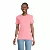 Lands' End Women's Short Sleeve Super T Crew Neck T-shirt