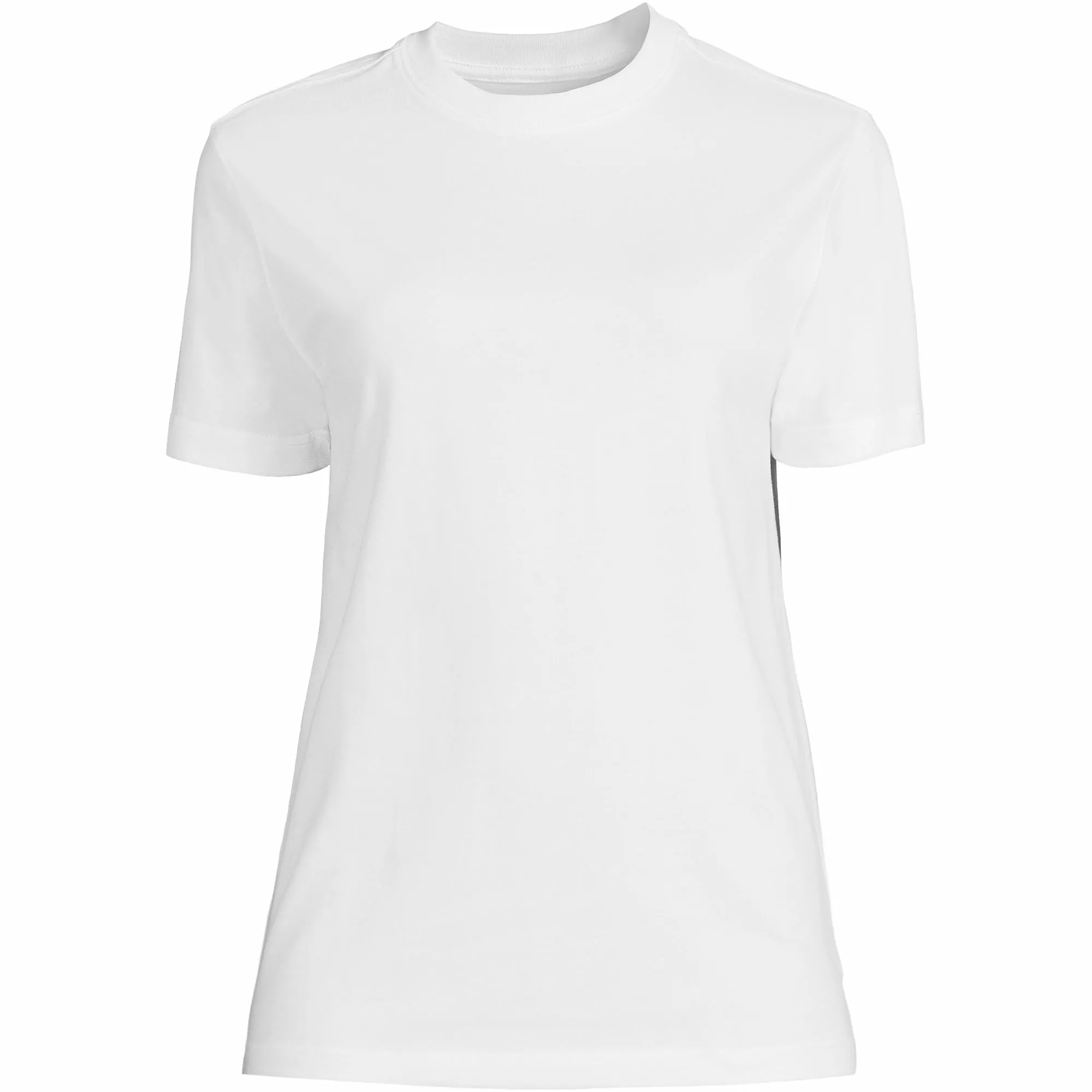 Lands' End Women's Plus Size Short Sleeve Super T Crew Neck T-Shirt - Image 5