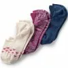 Lands' End Women's No Show Socks 3 Pack