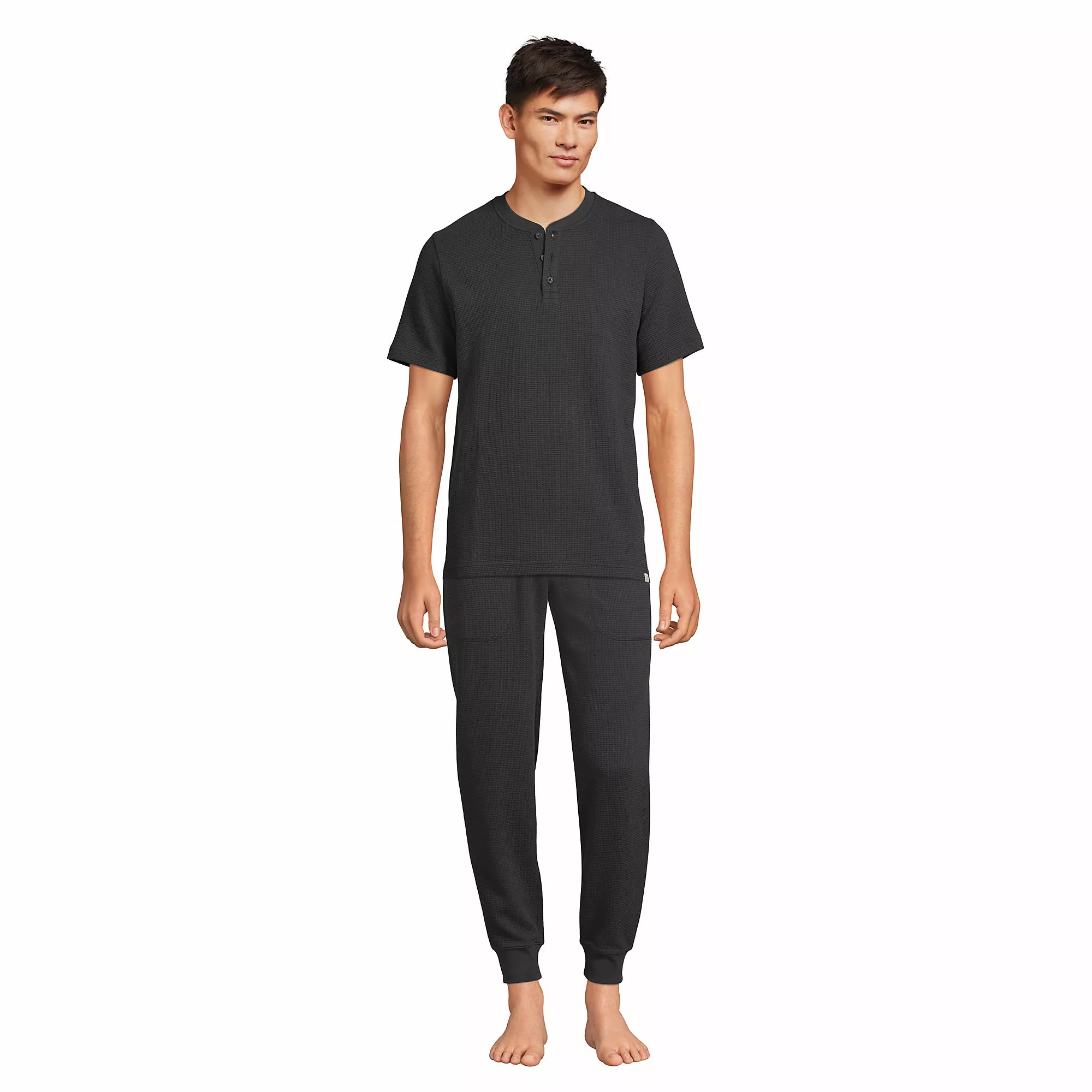 Blake Shelton X Lands' End Men's Waffle Jogger Pajama Pants - Image 6
