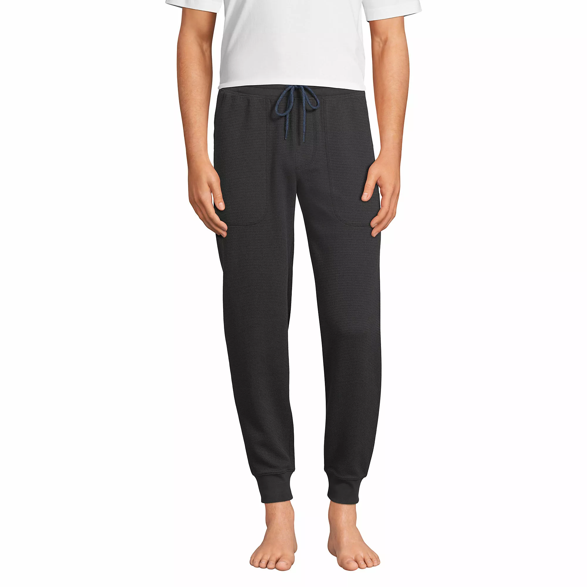 Blake Shelton X Lands' End Men's Waffle Jogger Pajama Pants - Image 3