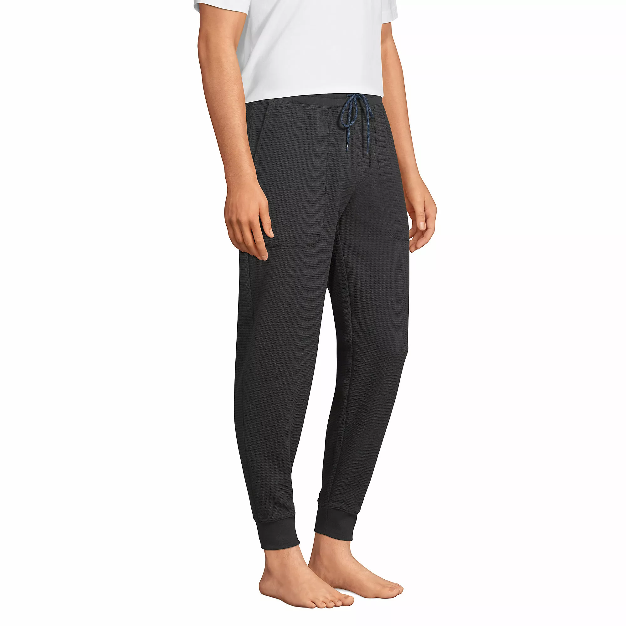 Blake Shelton X Lands' End Men's Waffle Jogger Pajama Pants - Image 5