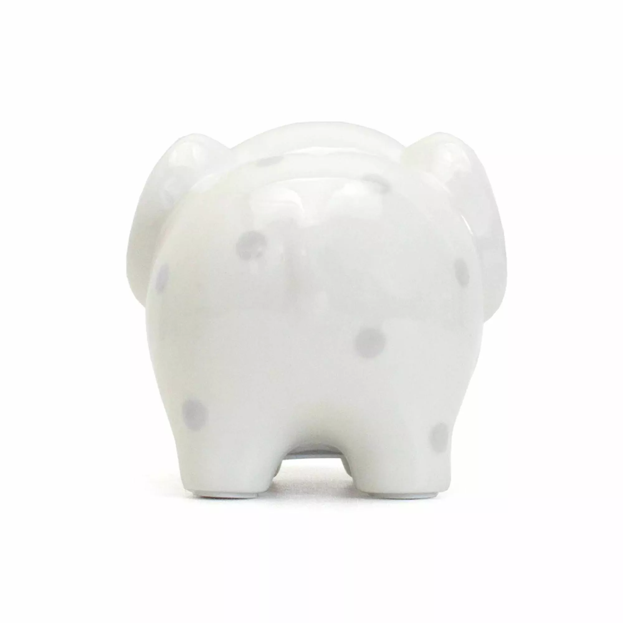 Child To Cherish Ceramic Polka Dot Elephant Piggy Bank - Image 2
