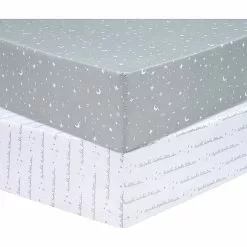 Sammy & Lou Sammy And Lou Celestial 2 Pack Microfiber Fitted Crib Sheet