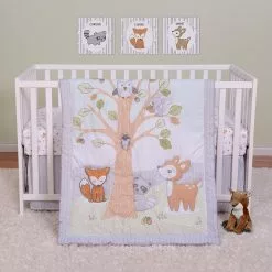 Sammy & Lou Sammy And Lou Friendly Forest 4 Piece Crib Bedding Set