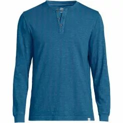 Blake Shelton X Lands' End Men's Big And Tall Garment Dye Slub Henley