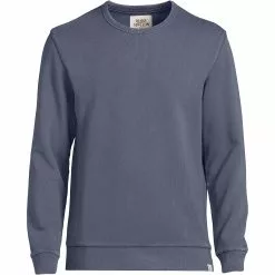 Blake Shelton X Lands End Men's Serious Sweats Garment Dye Long Sleeve Crewneck Sweatshirt