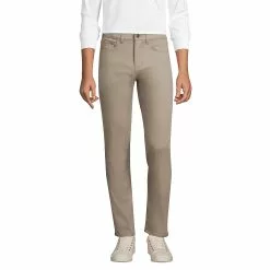 Lands' End Men's Straight Fit Hybrid 5 Pocket Pants