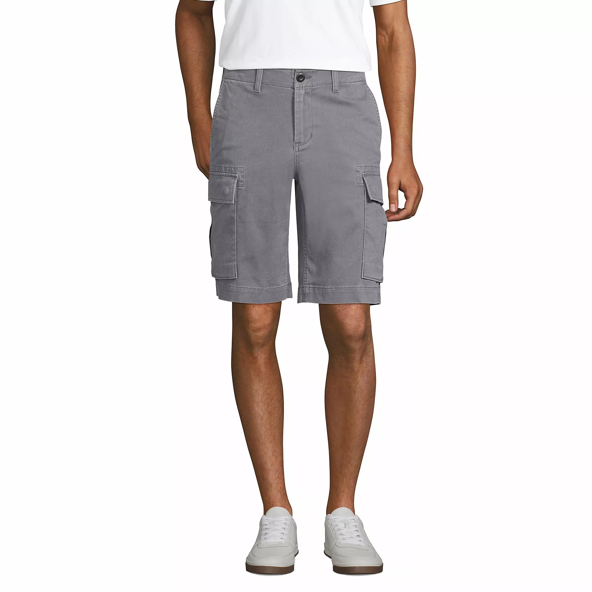 Blake Shelton X Lands' End Men's 10.5" Comfort First Knockabout Traditional Fit Cargo Shorts - Image 3