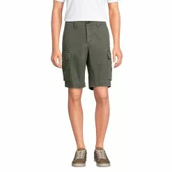 Blake Shelton X Lands' End Men's 10.5" Big Comfort First Knockabout Traditional Fit Cargo Shorts