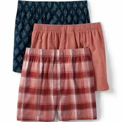 Blake Shelton X Lands' End Men's Poplin Boxers 3 Pack