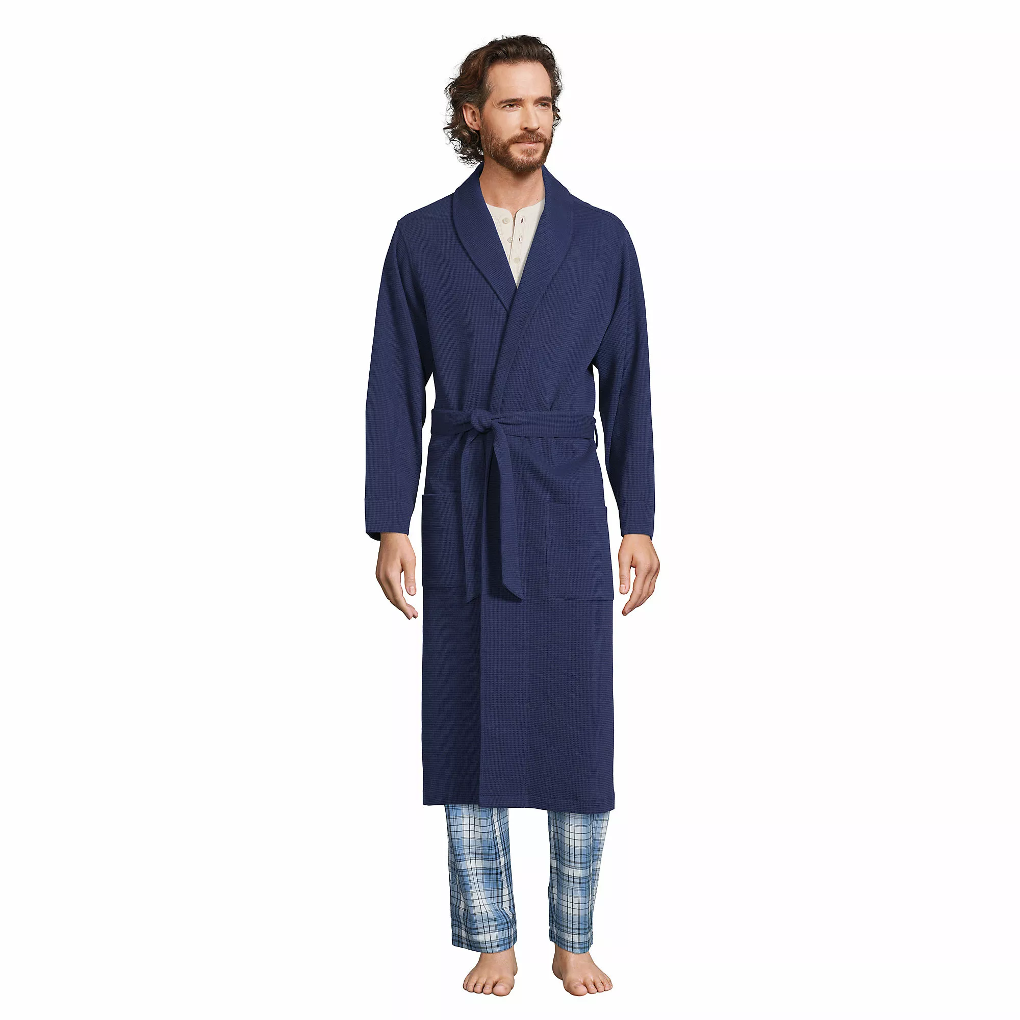 Blake Shelton X Lands' End Men's Poplin Pajama Pants - Image 6