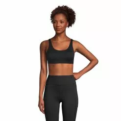 Lands' End Women's Medium Impact Sports Bra