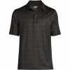Lands' End Men's Big Rapid Dry Short Sleeve Print Polo Shirt