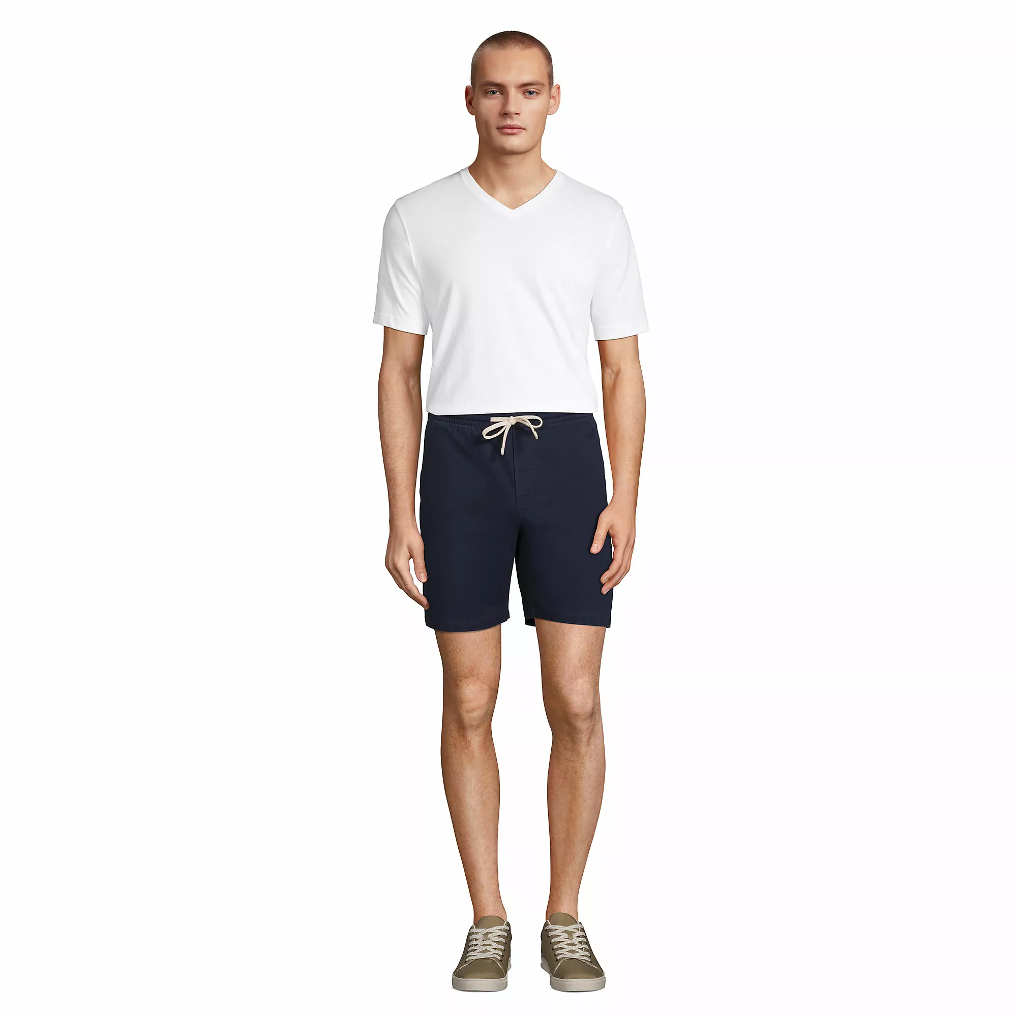 Lands' End Men's 7" Comfort-First Knockabout Pull On Deck Shorts - Image 4