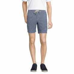 Lands' End Men's Big 7" Comfort-First Knockabout Pull On Deck Shorts