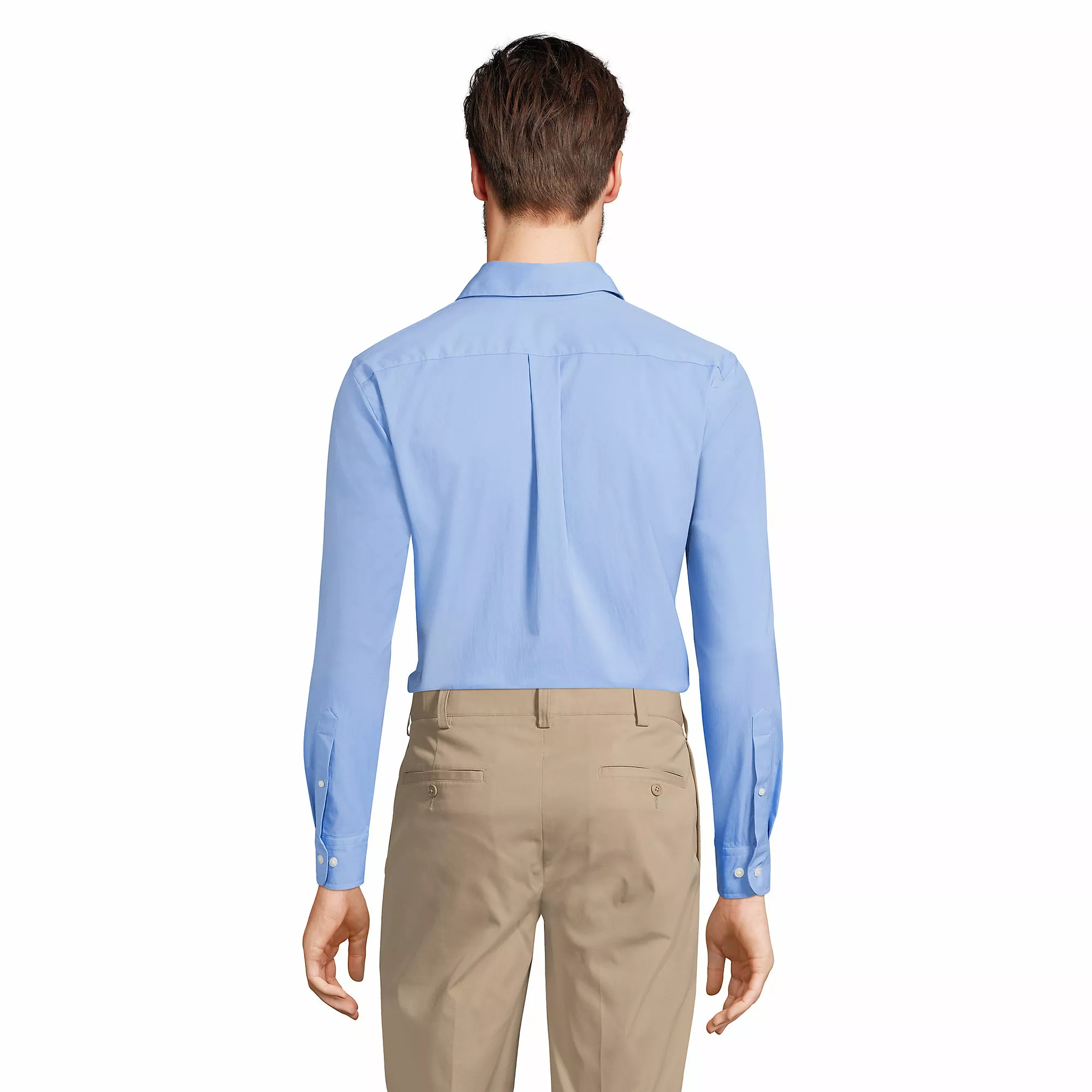 Lands' End Men's Long Sleeve Active Stretch Performance Shirt - Image 2