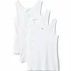 Lands' End Women's Cotton Interlock Tank 3 Pack