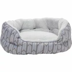 Mina Victory Arrowtail Print Plush Pet Bed