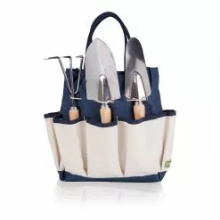 Picnic Time Garden Tote With Gardening Tools