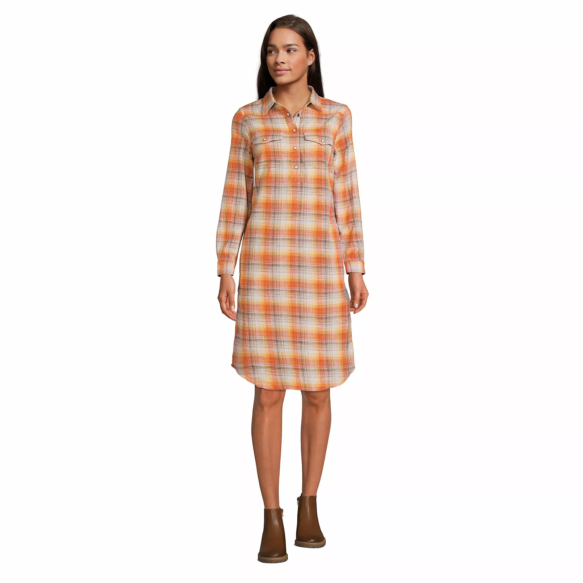 Blake Shelton X Lands' End Women's Western Popover Dress - Image 3