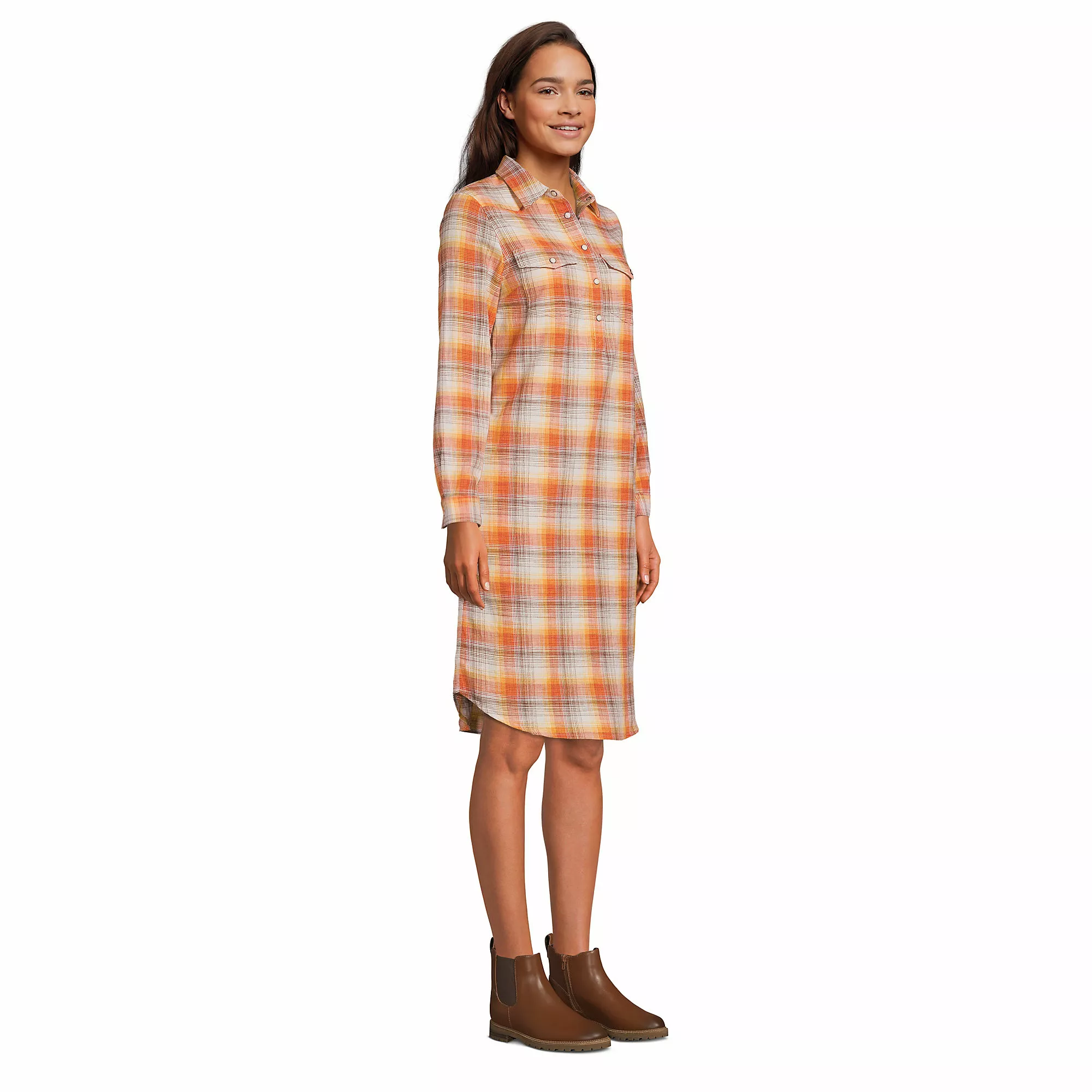 Blake Shelton X Lands' End Women's Western Popover Dress - Image 5