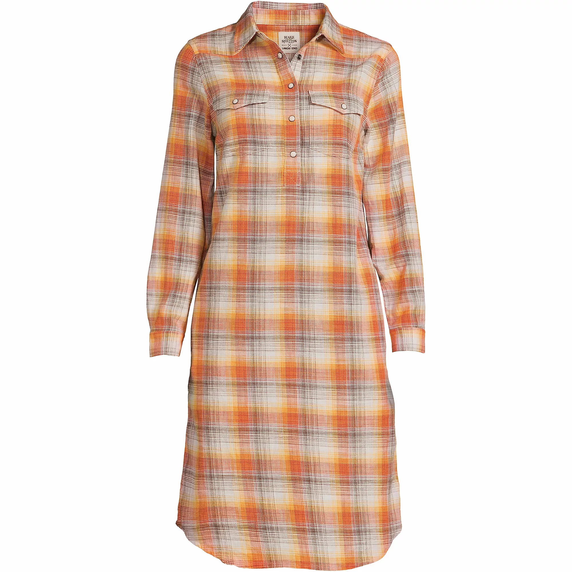 Blake Shelton X Lands' End Women's Western Popover Dress