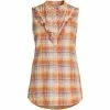 Blake Shelton X Lands' End Women's Ruffle Sleeveless Shirt