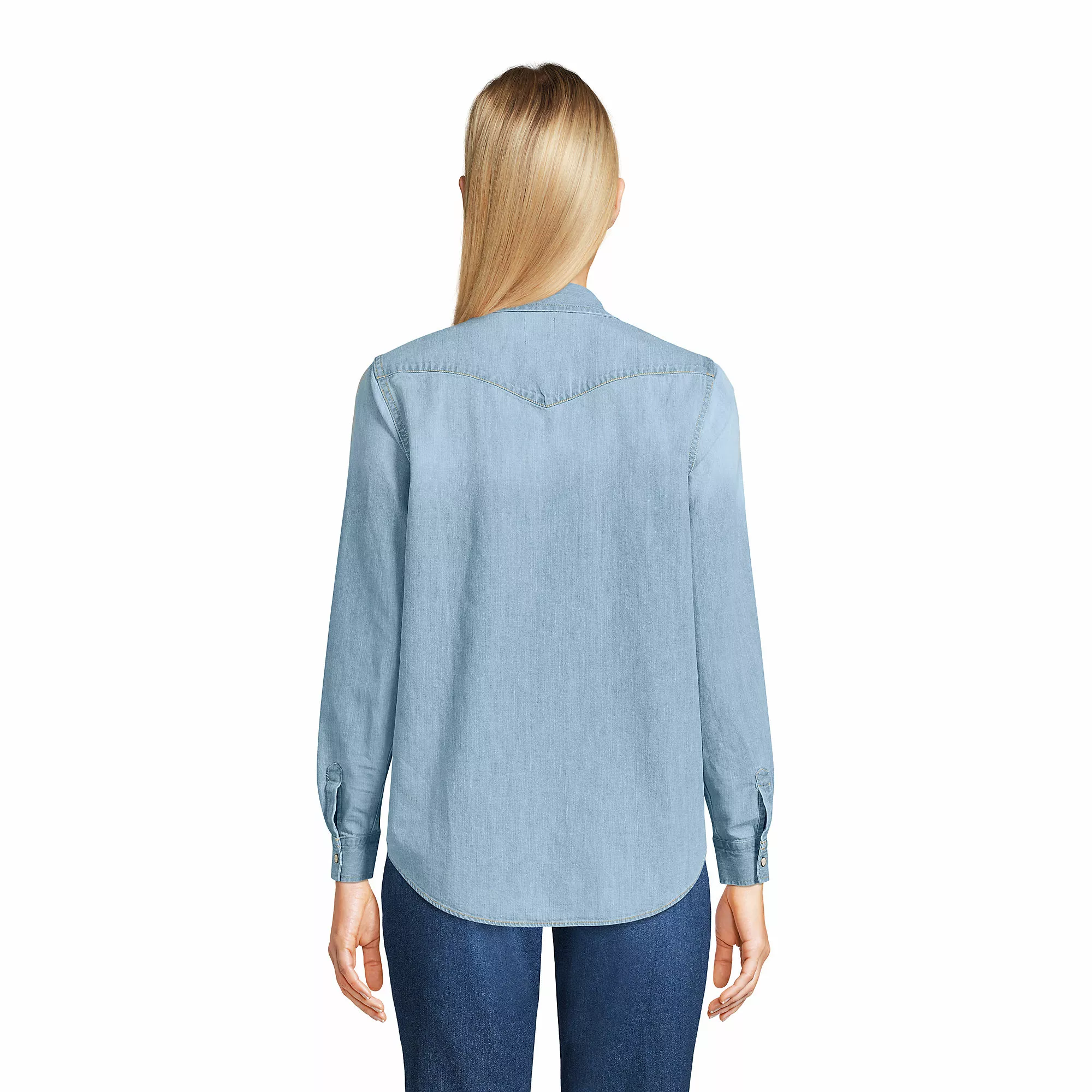 Blake Shelton X Lands' End Women's Western Shirt - Image 4